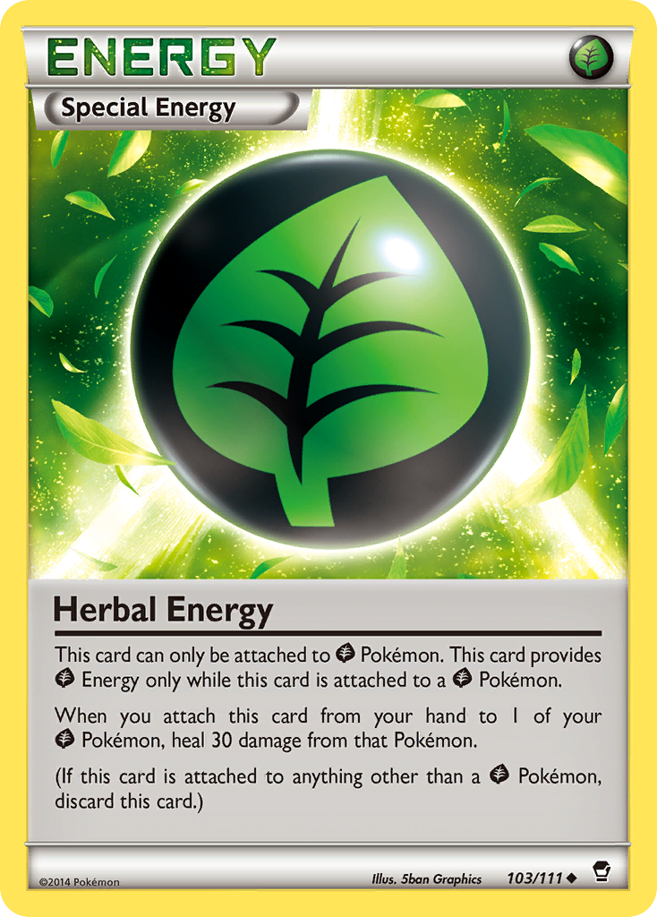 Herbal Energy (103/111) [XY: Furious Fists] | Tabernacle Games