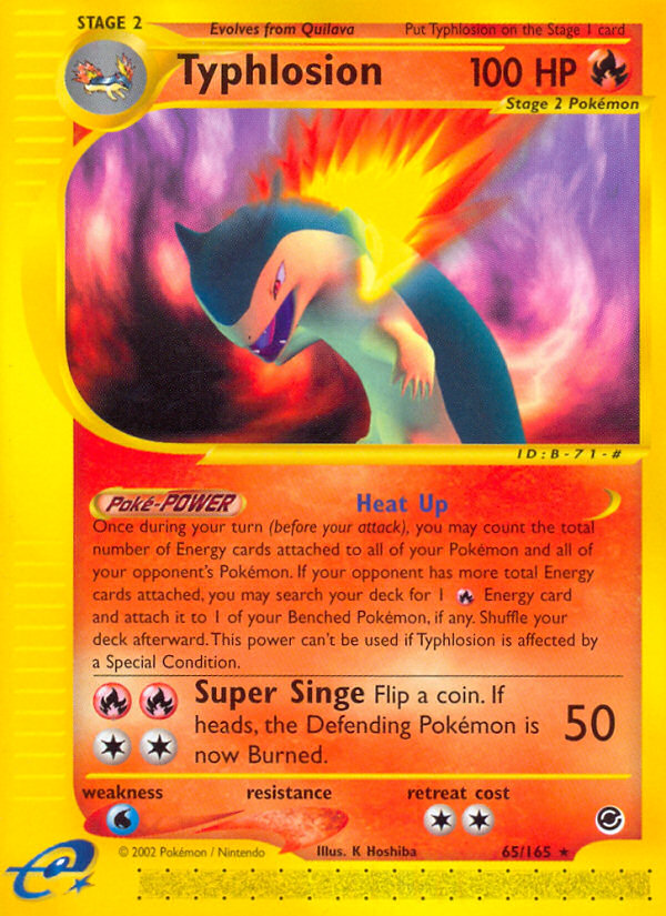 Typhlosion (65/165) [Expedition: Base Set] | Tabernacle Games