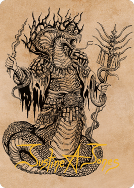 Sivriss, Nightmare Speaker Art Card (51) (Gold-Stamped Signature) [Commander Legends: Battle for Baldur's Gate Art Series] | Tabernacle Games
