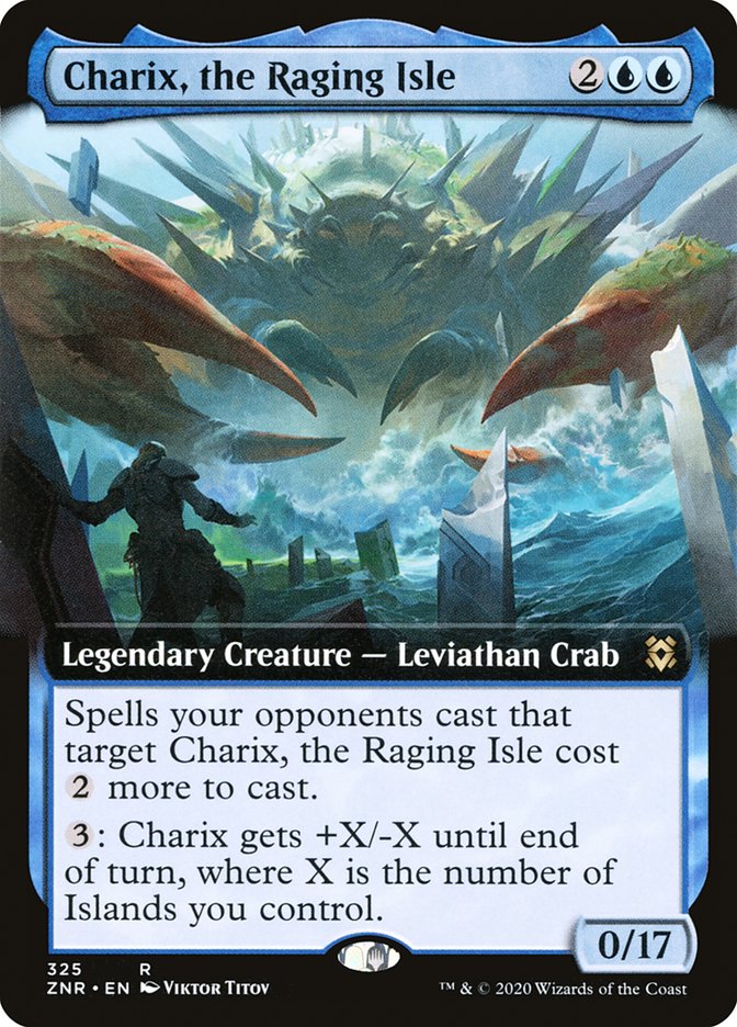 Charix, the Raging Isle (Extended Art) [Zendikar Rising] | Tabernacle Games