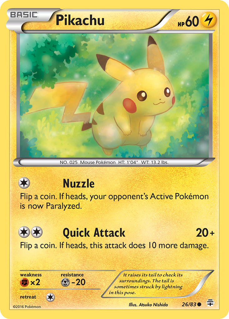 Pikachu (26/83) [XY: Generations] | Tabernacle Games