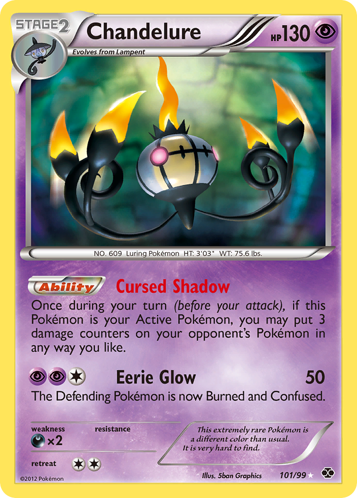 Chandelure (101/99) [Black & White: Next Destinies] | Tabernacle Games