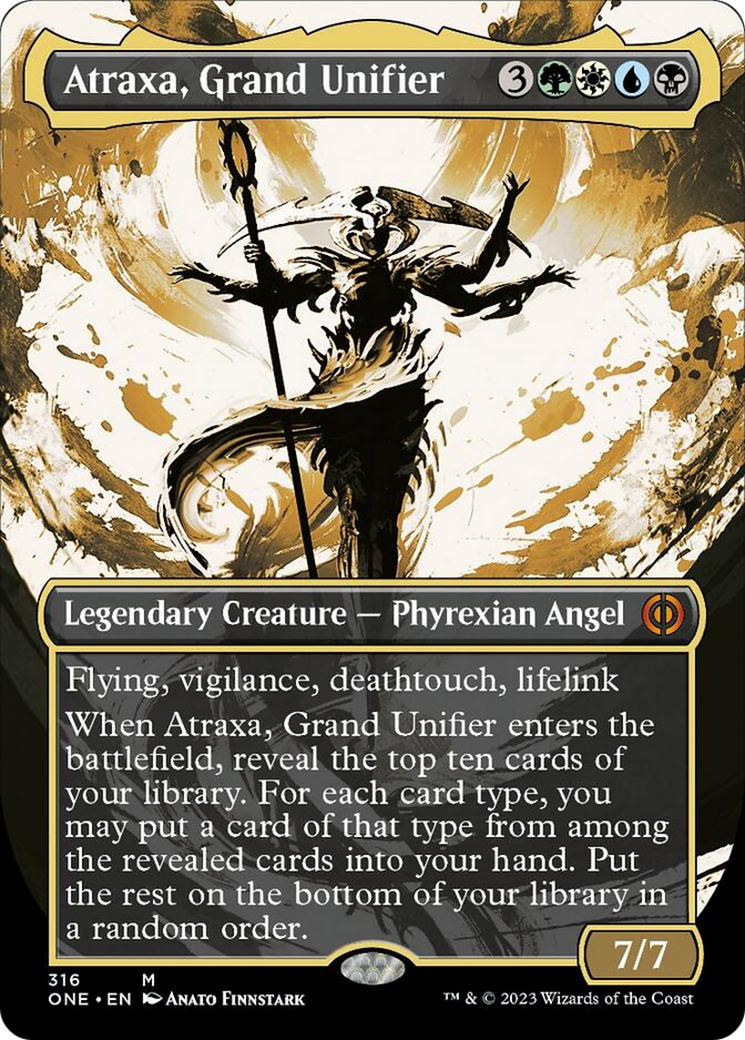 Atraxa, Grand Unifier (Borderless Ichor) [Phyrexia: All Will Be One] | Tabernacle Games