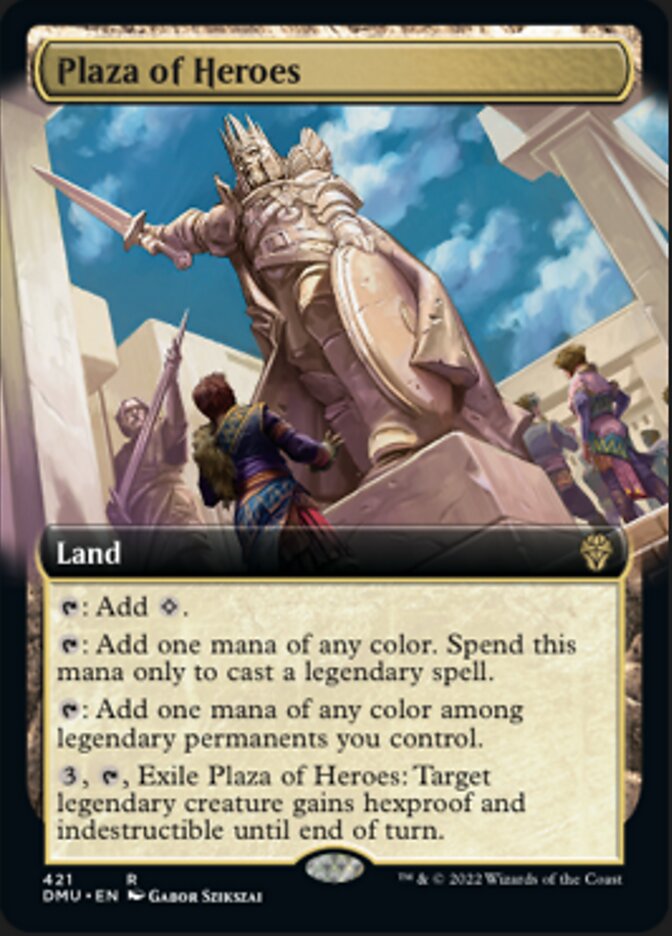 Plaza of Heroes (Extended Art) [Dominaria United] | Tabernacle Games