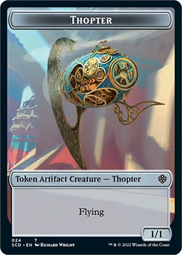 Cat Bird // Thopter Double-Sided Token [Starter Commander Decks] | Tabernacle Games