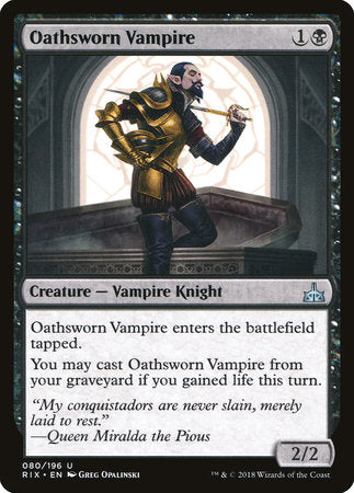 Oathsworn Vampire [Rivals of Ixalan] | Tabernacle Games