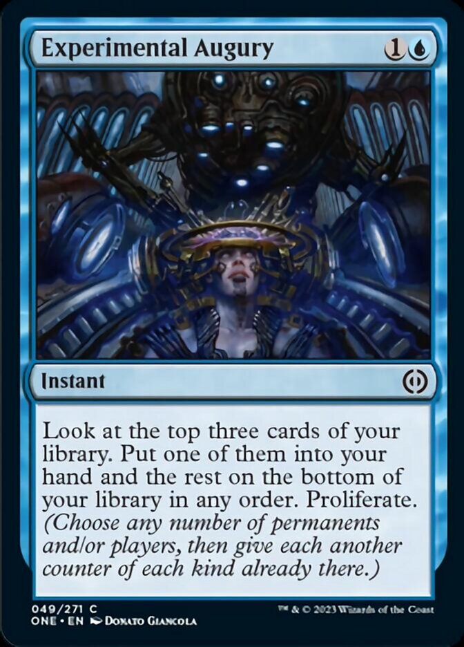 Experimental Augury [Phyrexia: All Will Be One] | Tabernacle Games