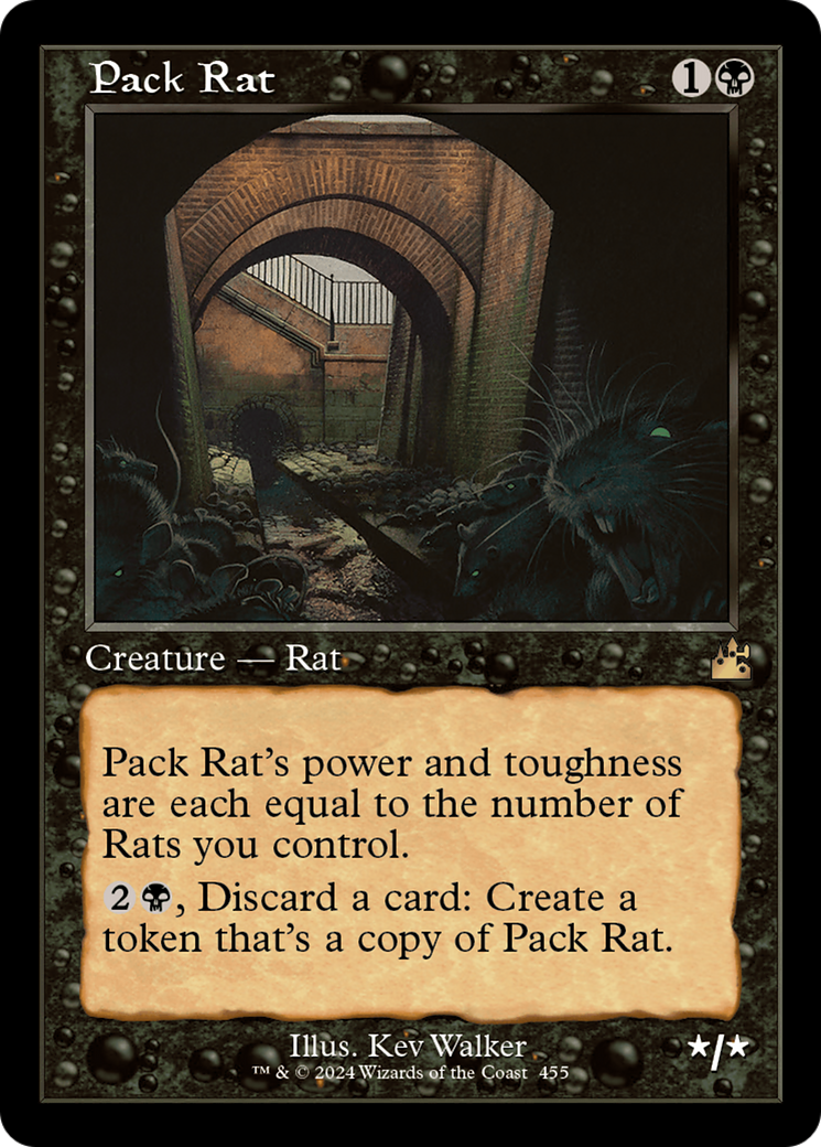 Pack Rat (Retro Frame) [Ravnica Remastered] | Tabernacle Games