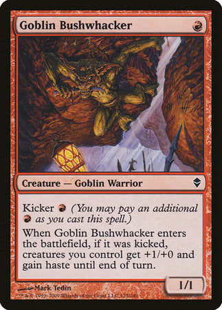 Goblin Bushwhacker [Zendikar] | Tabernacle Games