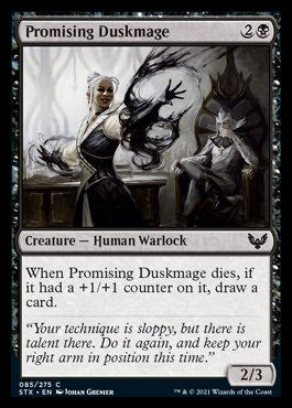 Promising Duskmage [Strixhaven: School of Mages] | Tabernacle Games