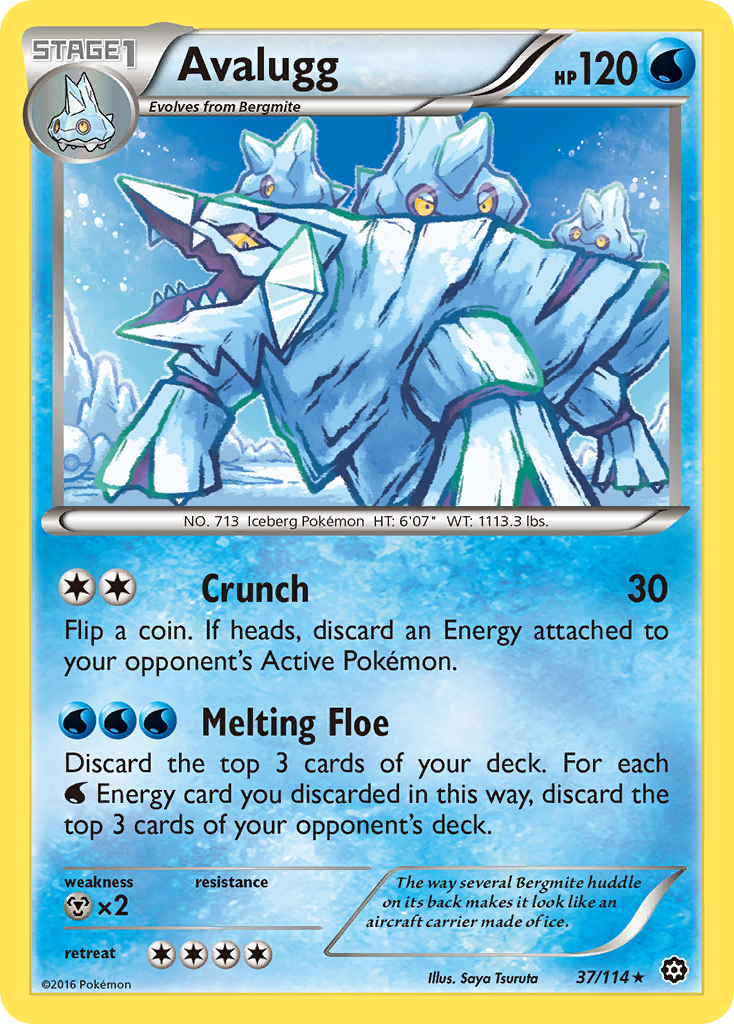 Avalugg (37/114) [XY: Steam Siege] | Tabernacle Games