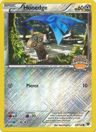 Honedge (83/146) (Regional Championship Promo) [XY: Base Set] | Tabernacle Games