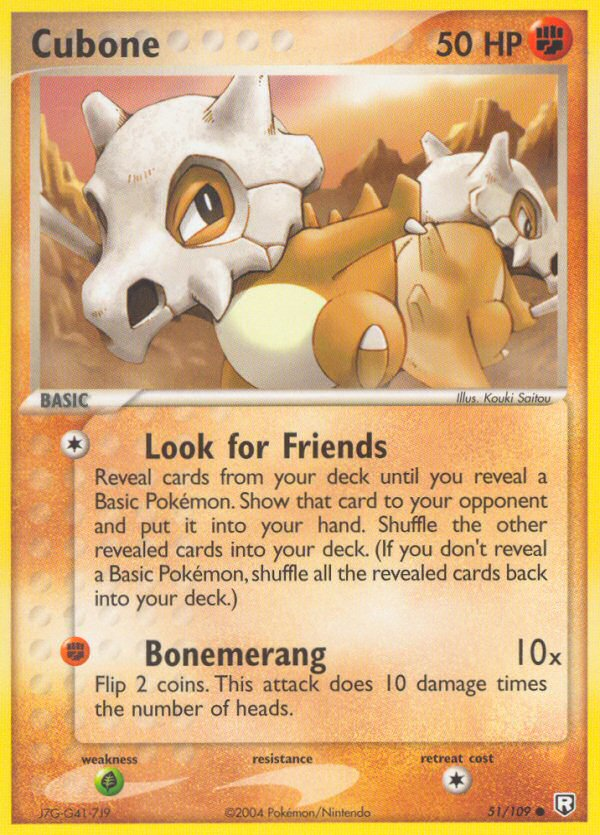 Cubone (51/109) [EX: Team Rocket Returns] | Tabernacle Games