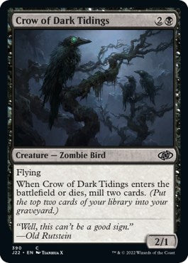 Crow of Dark Tidings [Jumpstart 2022] | Tabernacle Games