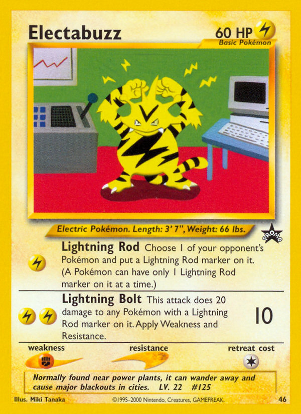 Electabuzz (46) [Wizards of the Coast: Black Star Promos] | Tabernacle Games