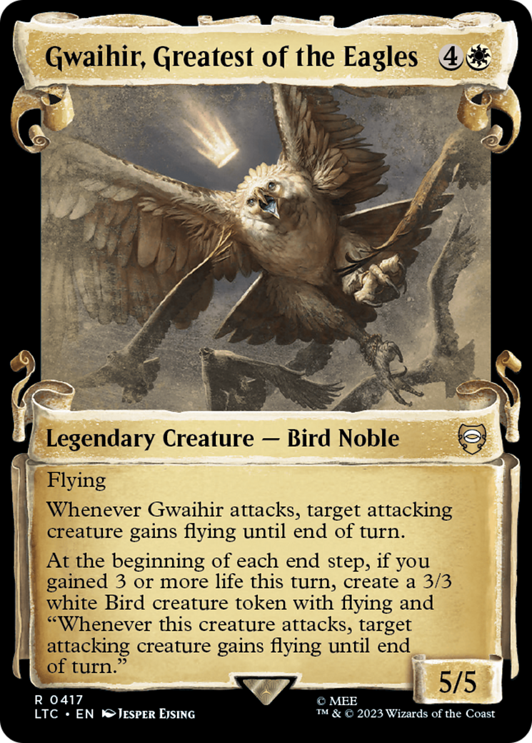 Gwaihir, Greatest of the Eagles [The Lord of the Rings: Tales of Middle-Earth Commander Showcase Scrolls] | Tabernacle Games