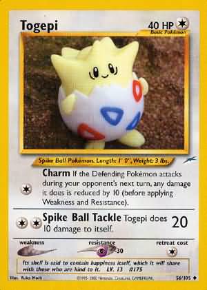 Togepi (56/105) [Neo Destiny Unlimited] | Tabernacle Games