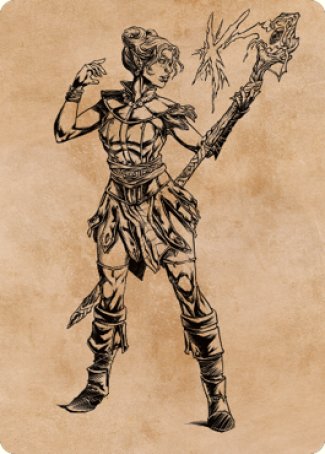 Neera, Wild Mage Art Card [Commander Legends: Battle for Baldur's Gate Art Series] | Tabernacle Games