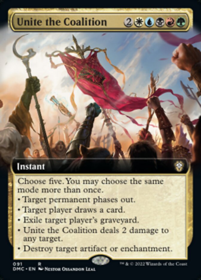 Unite the Coalition (Extended Art) [Dominaria United Commander] | Tabernacle Games