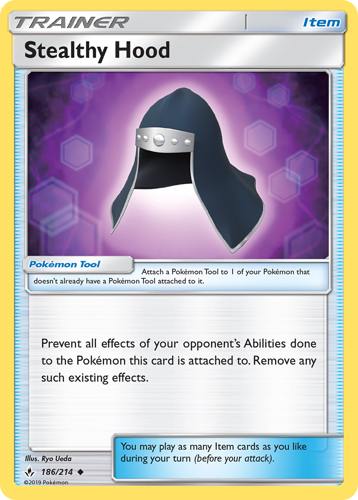 Stealthy Hood (186/214) [Sun & Moon: Unbroken Bonds] | Tabernacle Games