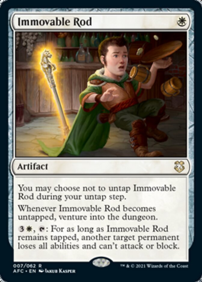 Immovable Rod [Dungeons & Dragons: Adventures in the Forgotten Realms Commander] | Tabernacle Games