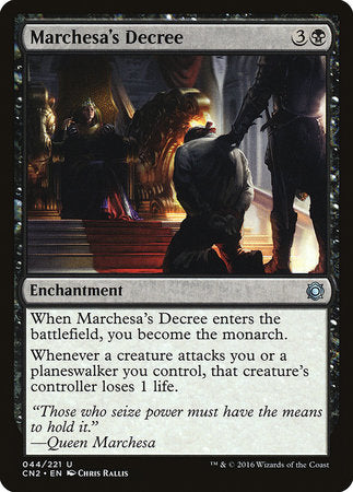 Marchesa's Decree [Conspiracy: Take the Crown] | Tabernacle Games