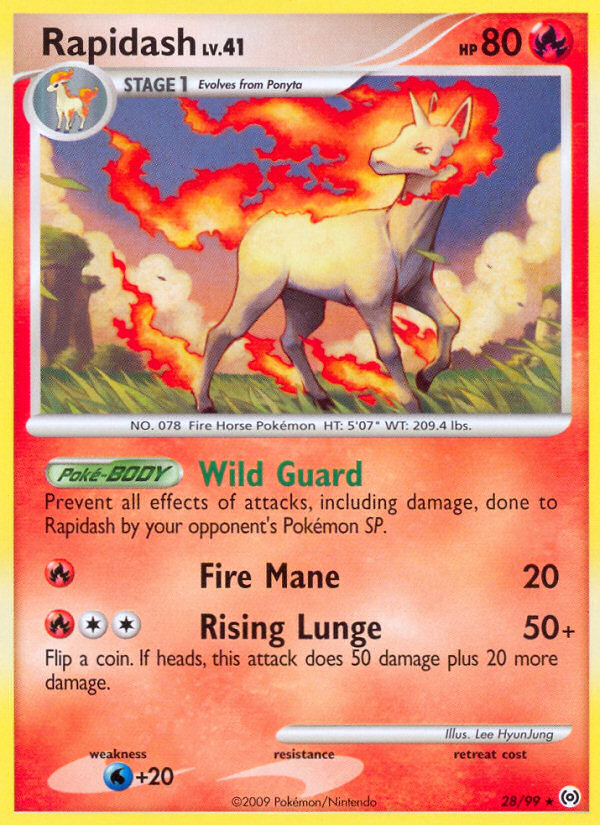 Rapidash (28/99) [Platinum: Arceus] | Tabernacle Games