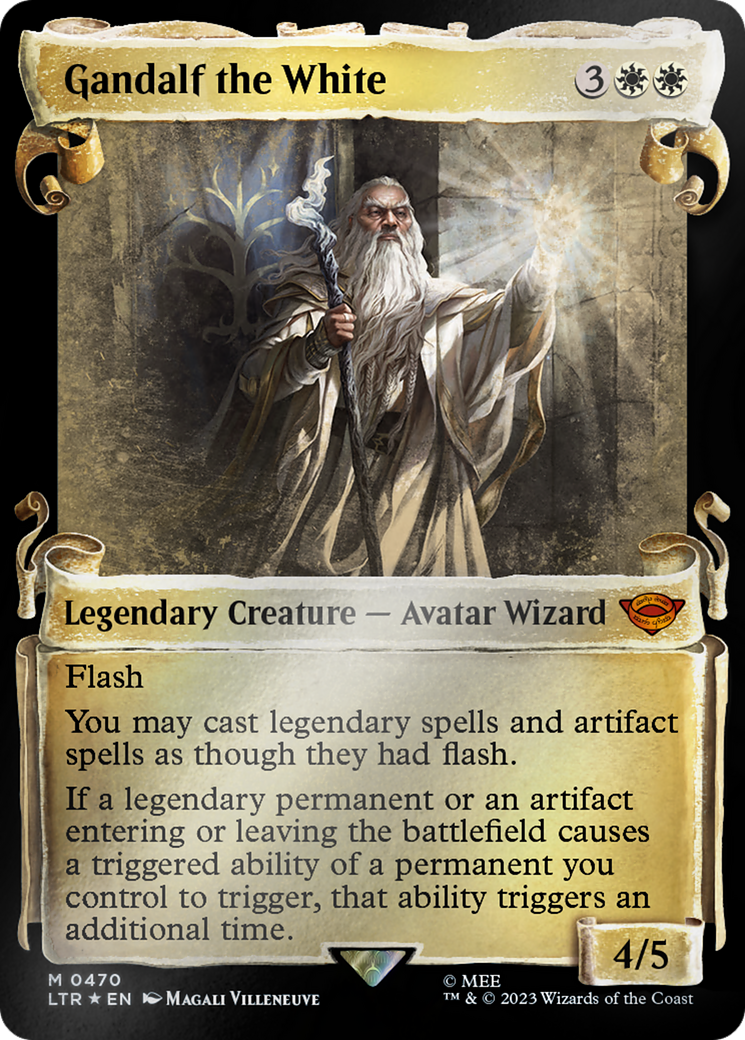 Gandalf the White [The Lord of the Rings: Tales of Middle-Earth Showcase Scrolls] | Tabernacle Games