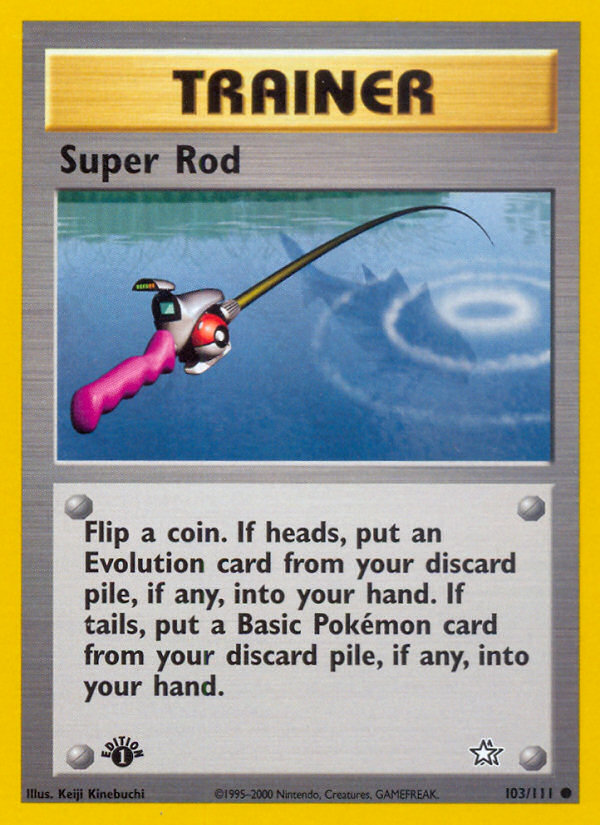 Super Rod (103/111) [Neo Genesis 1st Edition] | Tabernacle Games