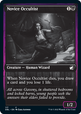 Novice Occultist [Innistrad: Double Feature] | Tabernacle Games