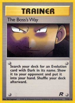 The Boss's Way (73/82) [Team Rocket Unlimited] | Tabernacle Games