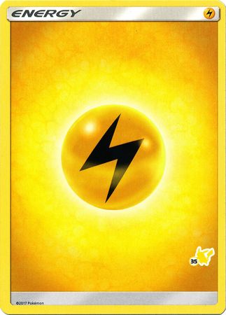 Lightning Energy (Pikachu Stamp #35) [Battle Academy 2020] | Tabernacle Games