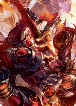 Upriser Renegade Art Card [Kamigawa: Neon Dynasty Art Series] | Tabernacle Games