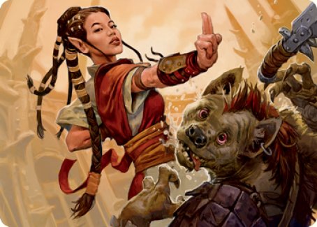 Half-Elf Monk Art Card [Dungeons & Dragons: Adventures in the Forgotten Realms Art Series] | Tabernacle Games