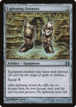 Lightning Greaves [Commander 2011] | Tabernacle Games