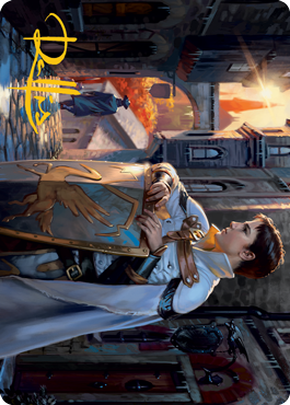 Dennick, Pious Apprentice Art Card (Gold-Stamped Signature) [Innistrad: Midnight Hunt Art Series] | Tabernacle Games