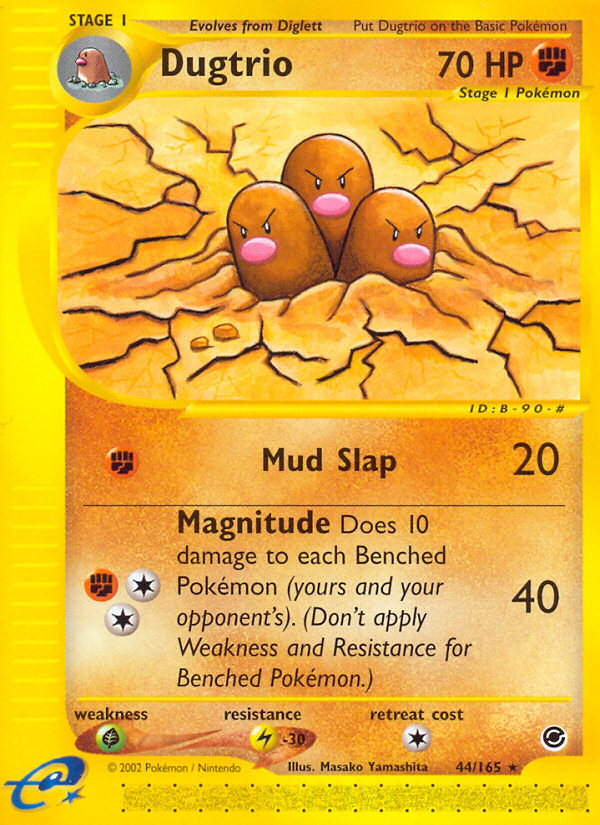 Dugtrio (44/165) [Expedition: Base Set] | Tabernacle Games