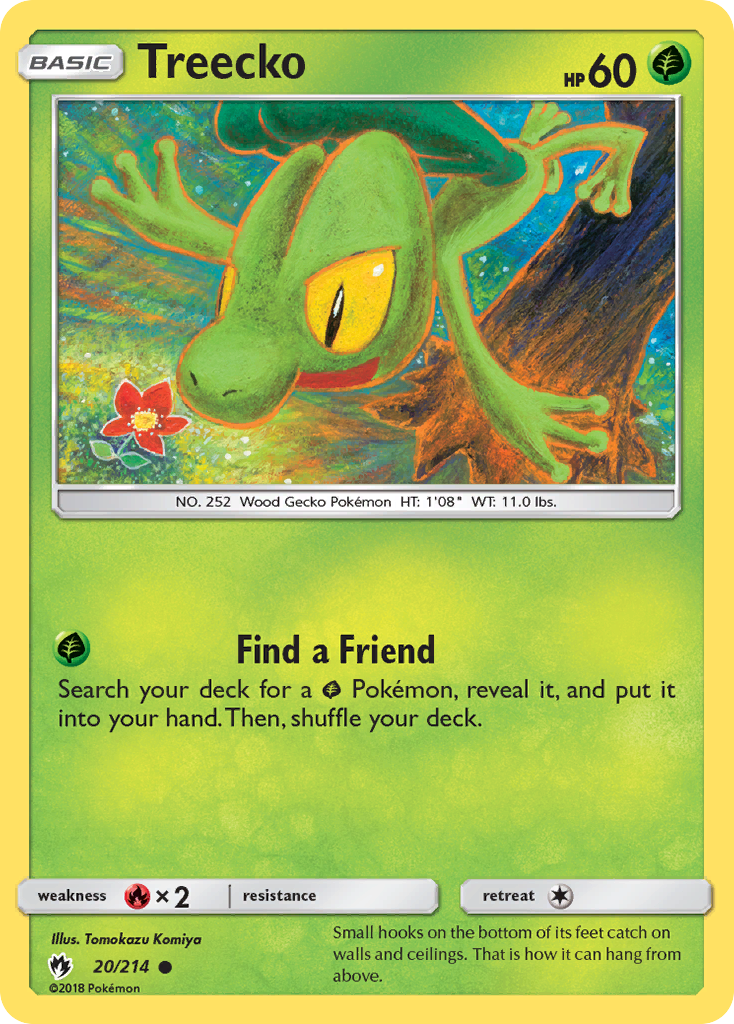 Treecko (20/214) [Sun & Moon: Lost Thunder] | Tabernacle Games