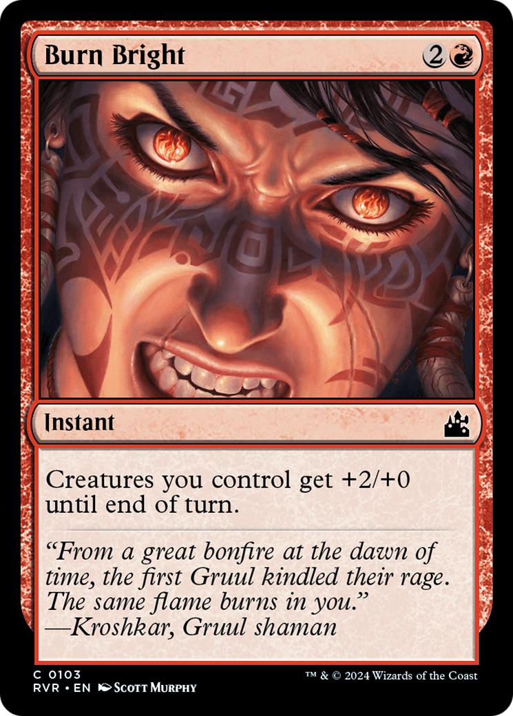 Burn Bright [Ravnica Remastered] | Tabernacle Games