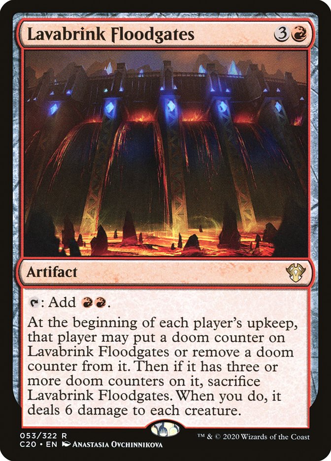 Lavabrink Floodgates [Commander 2020] | Tabernacle Games