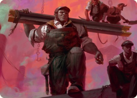 The Beamtown Bullies Art Card [Streets of New Capenna Art Series] | Tabernacle Games