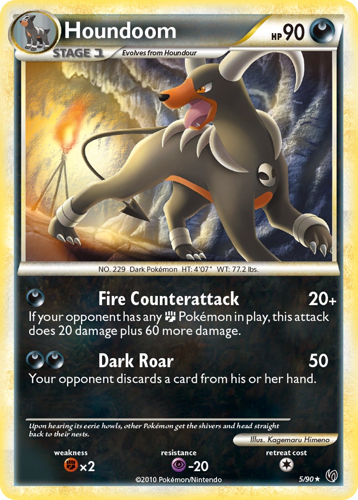 Houndoom (5/90) [HeartGold & SoulSilver: Undaunted] | Tabernacle Games