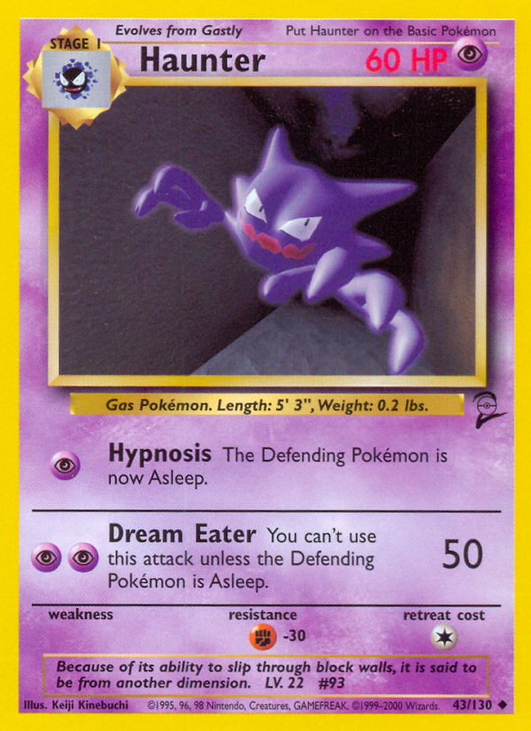 Haunter (43/130) [Base Set 2] | Tabernacle Games