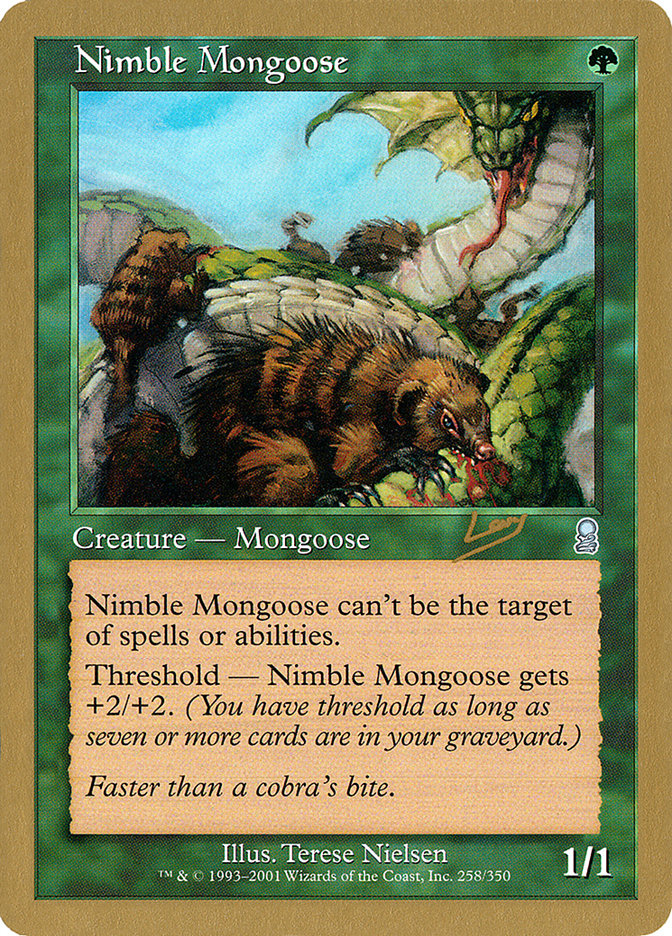 Nimble Mongoose (Raphael Levy) [World Championship Decks 2002] | Tabernacle Games