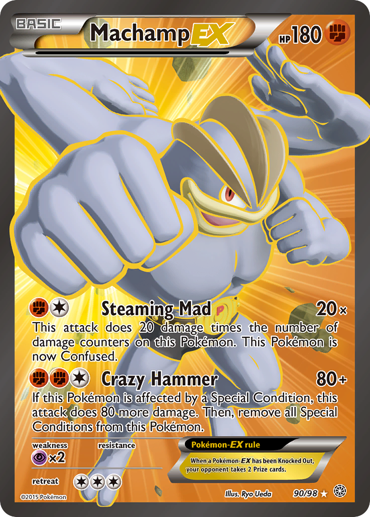 Machamp EX (90/98) [XY: Ancient Origins] | Tabernacle Games