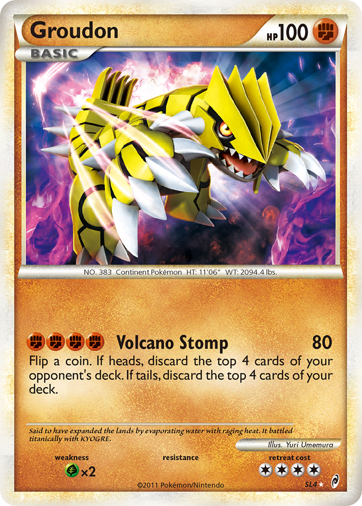 Groudon (SL4) [HeartGold & SoulSilver: Call of Legends] | Tabernacle Games