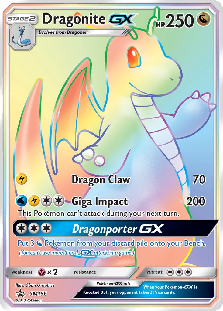 Dragonite GX (SM156) [Sun & Moon: Black Star Promos] | Tabernacle Games