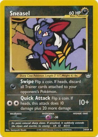 Sneasel (24/64) [Neo Revelation Unlimited] | Tabernacle Games