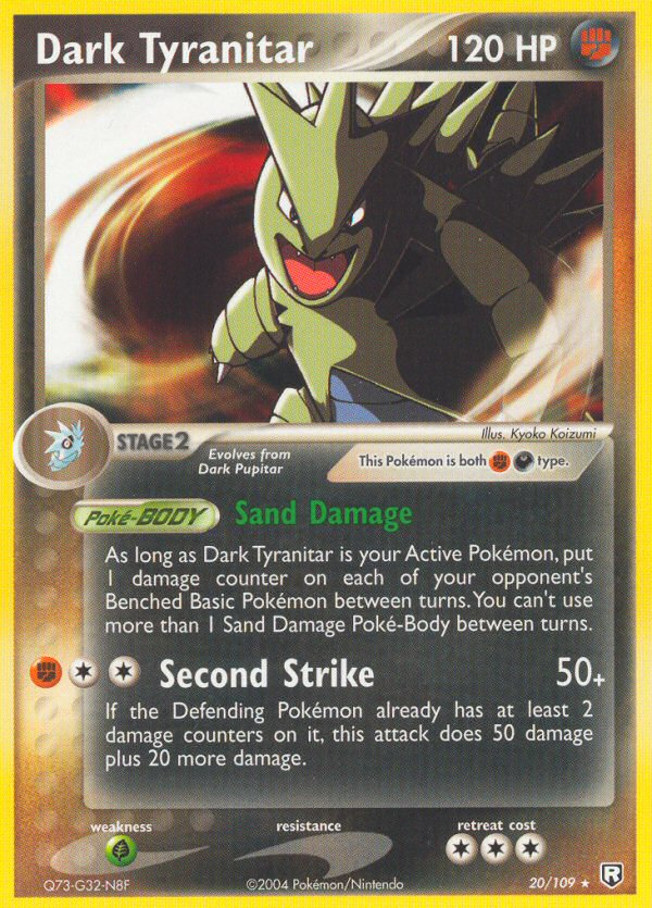 Dark Tyranitar (20/109) [EX: Team Rocket Returns] | Tabernacle Games