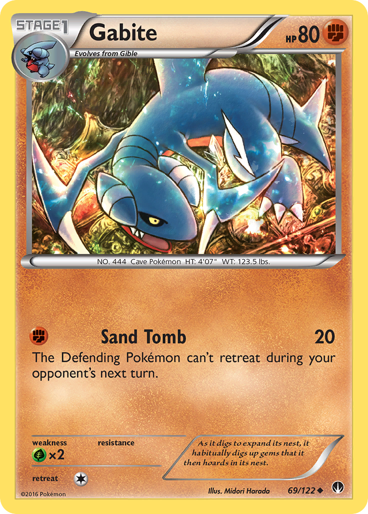 Gabite (69/122) [XY: BREAKpoint] | Tabernacle Games